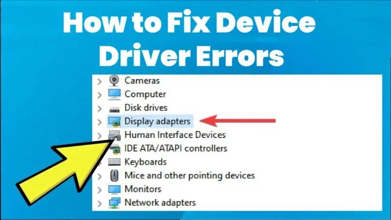 Software & Device Configuration Errors From Drivers and Registry